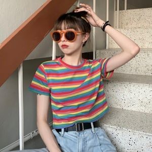 Rainbow Stripe T-Shirt
